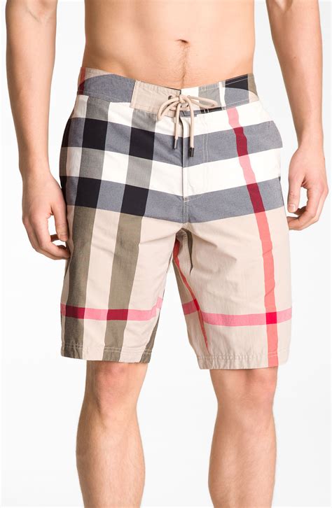 burberry brit chino shorts|burberry check panel trousers.